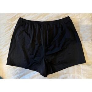Women's Swimsuit Bottoms Swim Shorts. Black - Size  16 NWOT